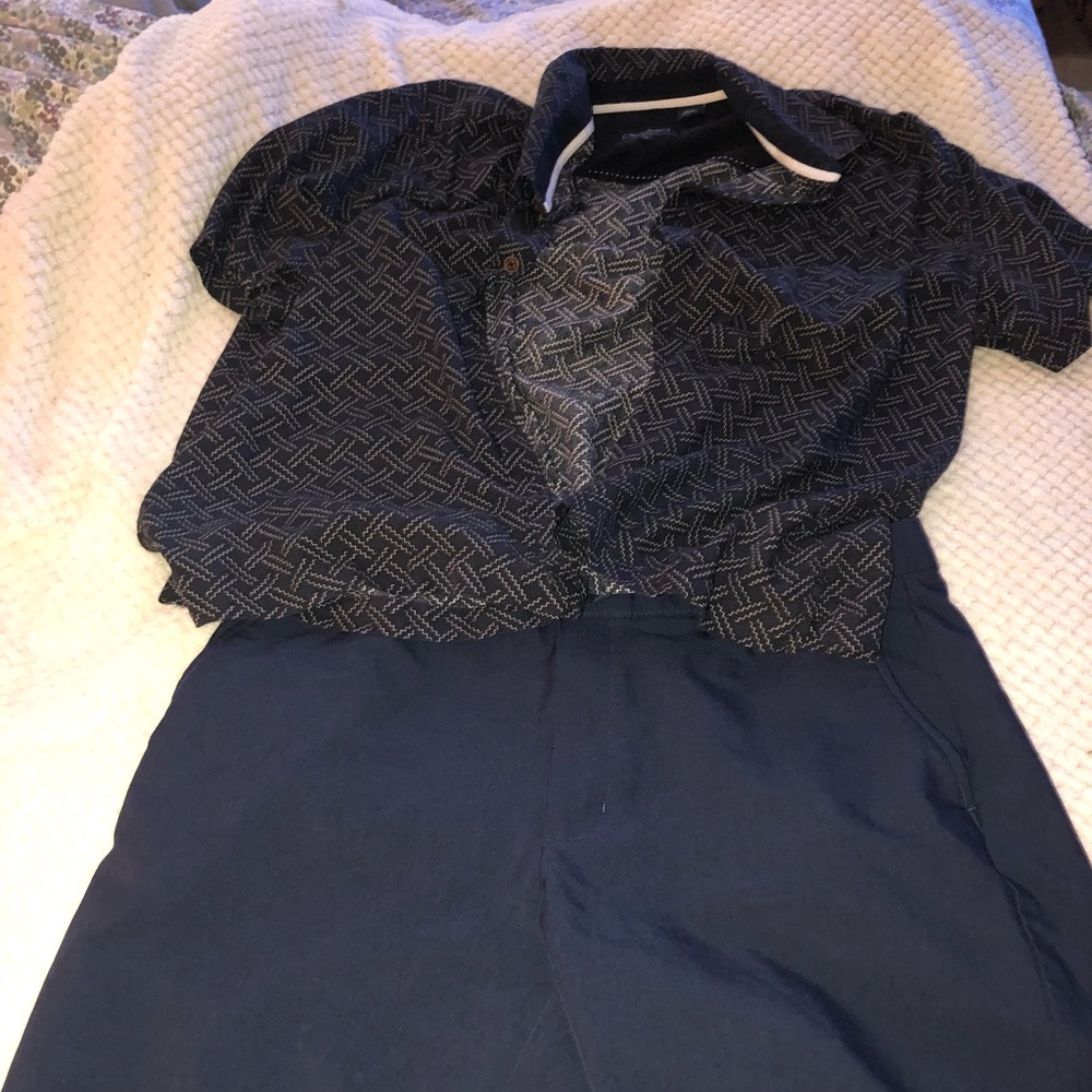 Dress shirt n shorts